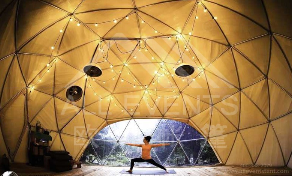 球形帐篷在瑜伽和疗养中心的应用