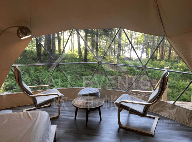 球形帐篷在帐篷酒店的应用：野奢舒适体验